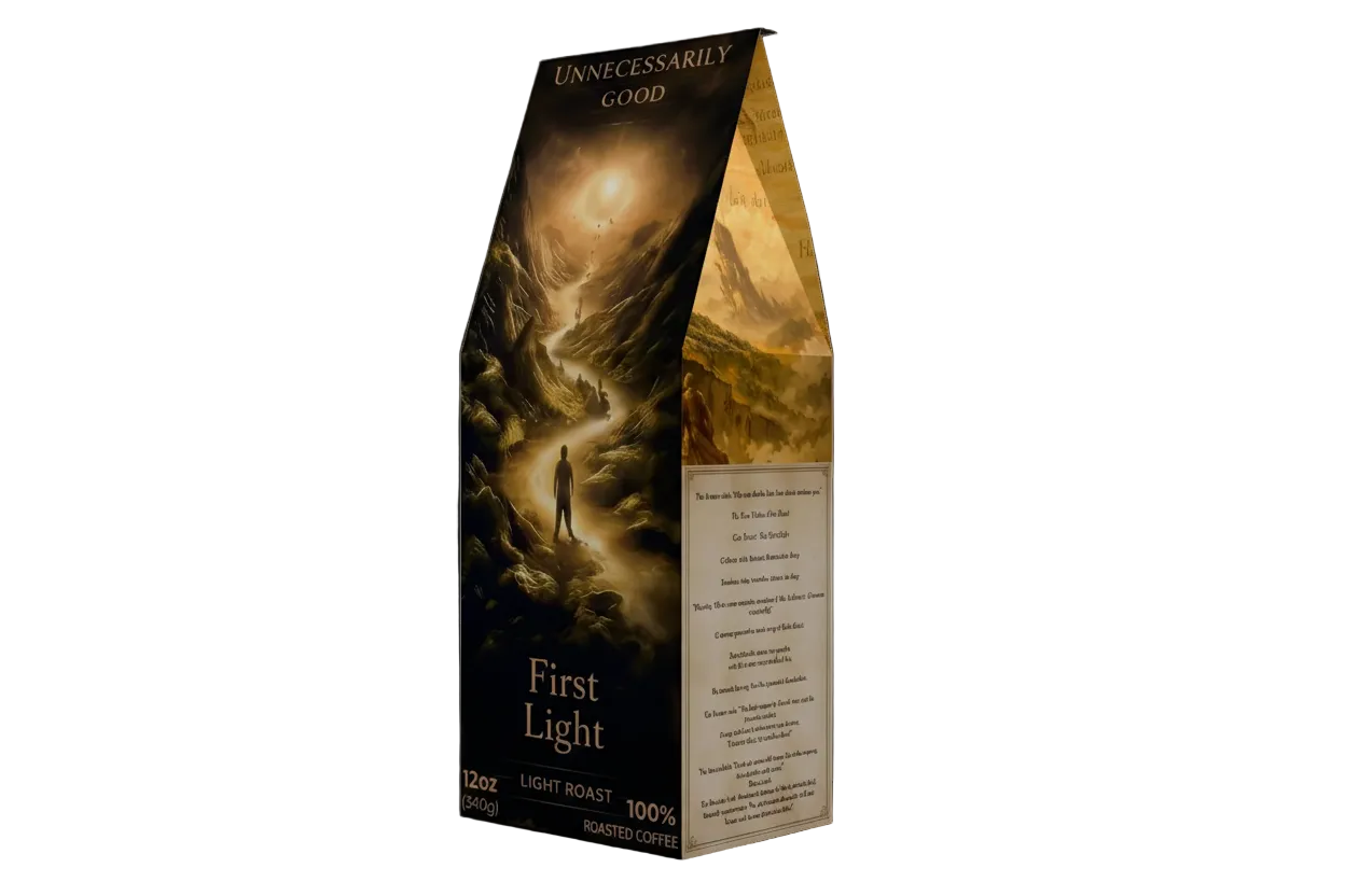 First Light Light Roast 12oz | Lab-Tested Mycotoxin-Free | Unnecessarily Good
