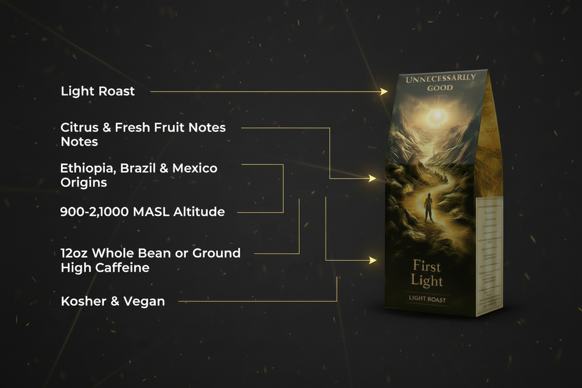 First Light - Light Roast - 12oz - Detail 1