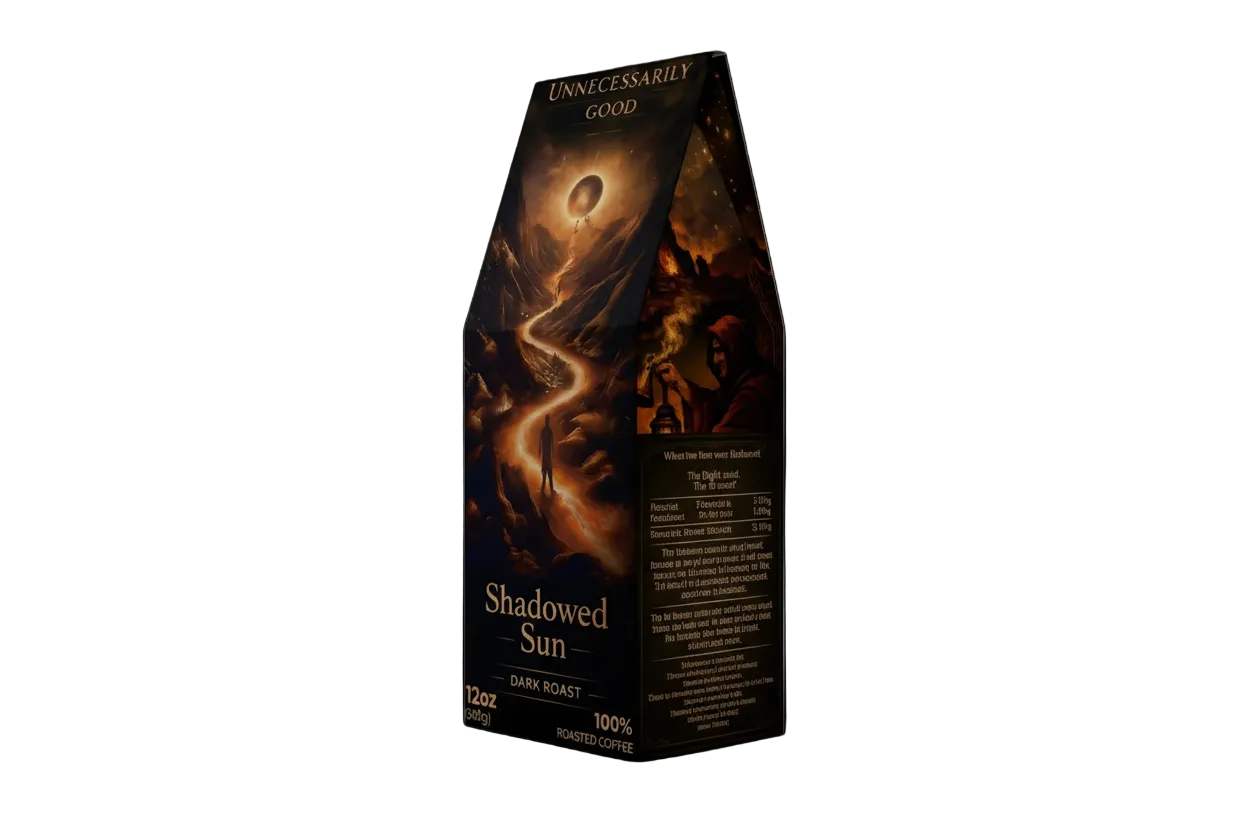 Shadowed Sun Dark Roast 12oz | Regenerative Agriculture Coffee | Unnecessarily Good